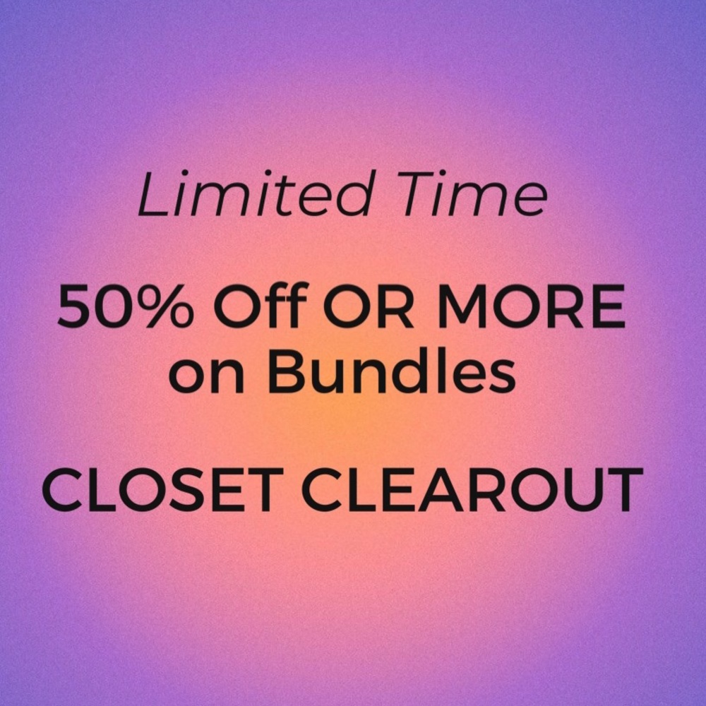 FALL CLOSET CLEAROUT